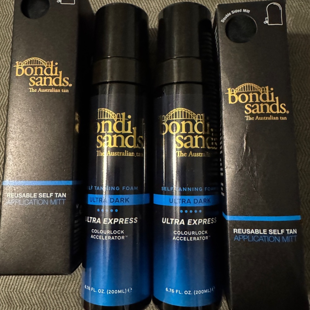Bondi Sands Ultra Express Self Tanning Foam - Blue and Black